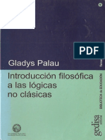 Gladys Palau-Introducción Filosófica A Las Lógicas No Clásicas-Universidad de Buenos Aires-Gedisa (2002) PDF