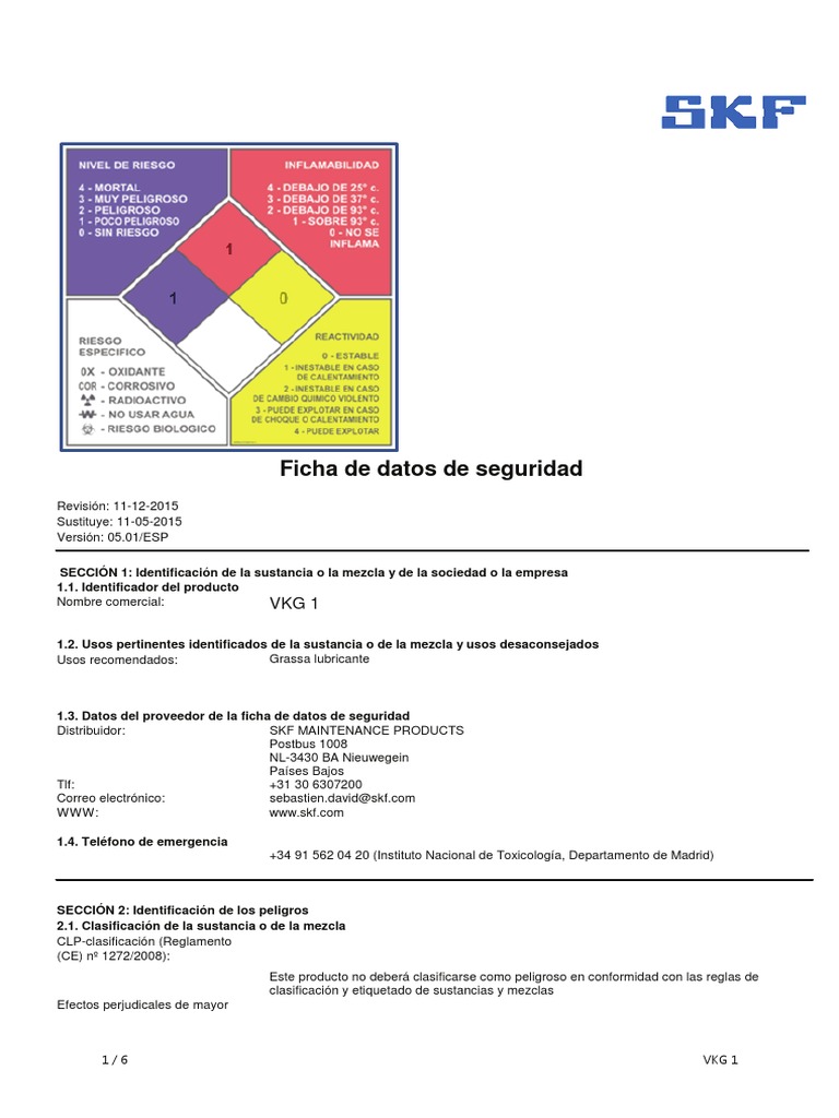 70 Lubricante Grease for Wheel Bearing Skf Maintenance Products