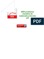2000 Problemas Resueltos de Matematica Discreta PDF
