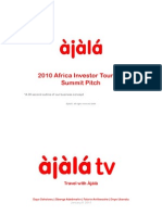 Ajalas Buisness Pitch - African - Investor Tourism Summit February 2010 - Private Investors