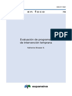 Evaluacion Programas Intervencion Temprana PDF