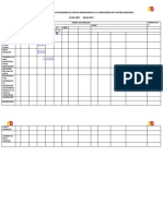 Diagrama de Gannt de Actividades de Visitas Domiciares en La Comunidad de Cuatro Esquinas