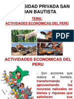 Actividades Economicas en El Peru