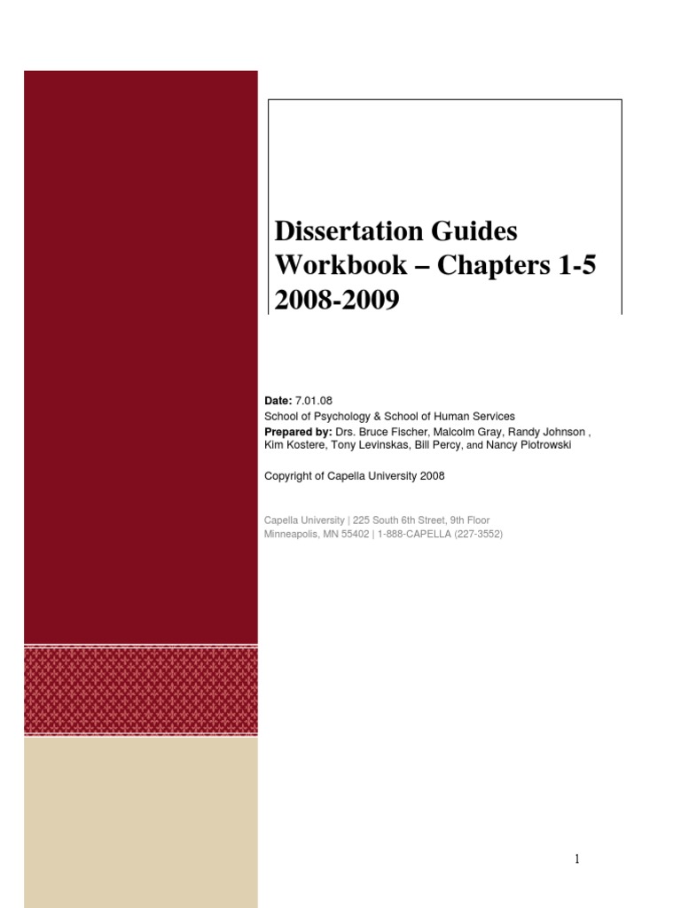 Dissertation Guides Workbook 2009 | PDF | Qualitative Research ...