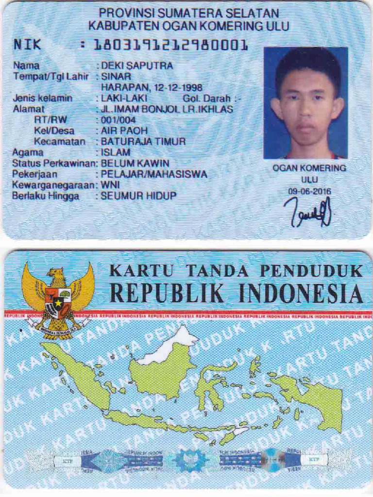 KTP Deky Saputra PDF | PDF