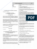 Ley 908, Ley de Reposicion y Rectificacion de Actas Del Registro Del Estado Civil de Las Personas PDF