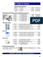 025-027 PVC Pipe Fittings & Valves