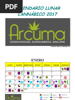 Calendario Lunar Cannabico Arcuma 2017 Sur