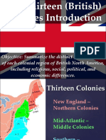 thirteen colonies intro