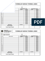 Formulir Serah Terima Linen 1