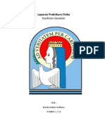 Laporan Praktikum Fisika Koefisien Gesekan