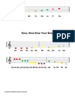 Practice Exercises - Row Row Row Your Boat