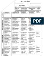 Narrative Writing Rubric-2017