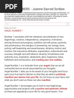 Angel Numbers Joanne Sacred Scribes Angel Number 1