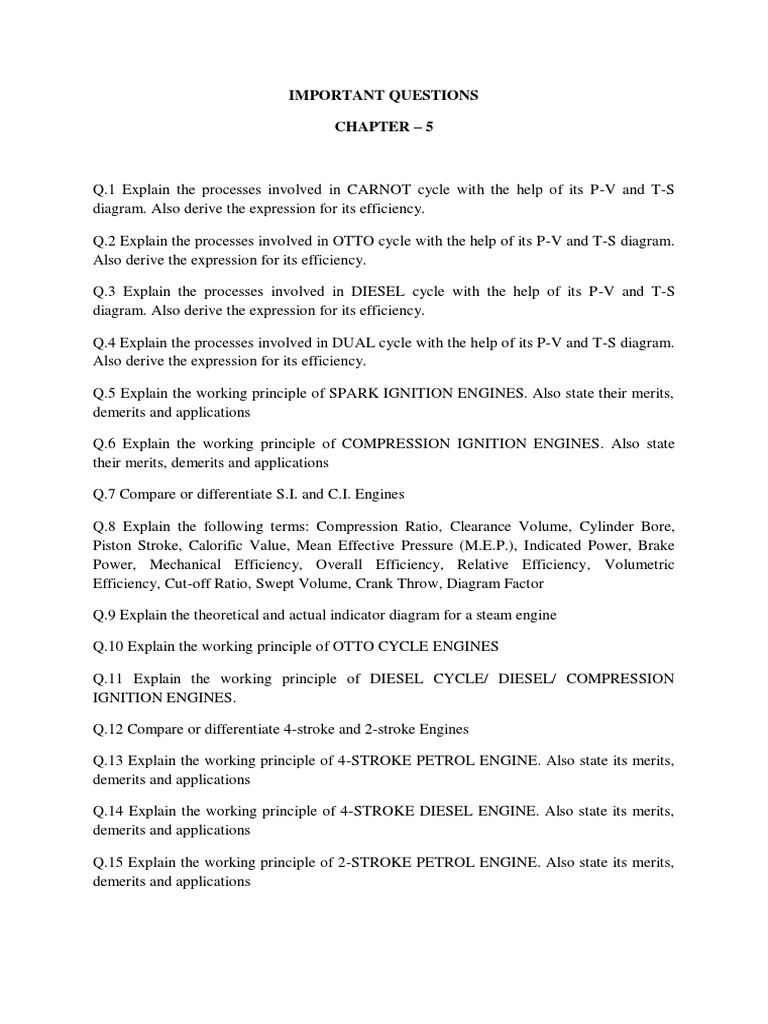 RGPV Bme Chapter 5 Questions PDF