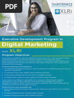 Digital Marketing: Executive Development Program in