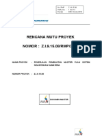 Rencana Mutu Proyek NOMOR: Z.I.9.15.08/RMP/2016