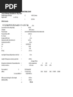 Afflux Calculation PDF