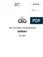 Master Soal Kecerdasan Airnav 2017