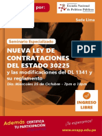 Brochure II - Seminario - Contrataciones - Sede Lima - Enapp