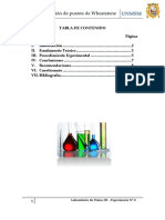 Puente de Wheatstone y Pregunta 6