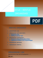 BENTUK2 ORGANISASI