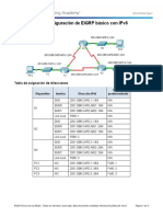 7.4.3.4 Packet Tracer - Configuring Basic EIGRP With IPv6 Routing Instructions