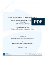 Financial Capability in the United States December 2009