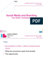 Social Media Et Branding - Chiffres, Tendances Des Pratiques Communautaires