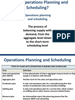 Aggregate Planning