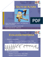 Técnicas y récords del salto de altura