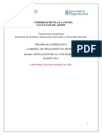 Educación de La Voz Hablada 1 PDF