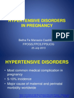 Hypertensive Disorders in Pregnancy: Betha Fe Manaois-Castillo M.D. Fpogs, FPCS, Fpsuog