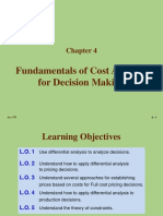 Fundamentals of Cost Analysis For Decision Making