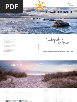 Gastgeberverzeichnis Hohwachter Bucht 2018