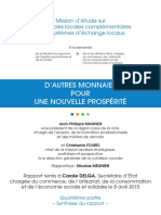Rapport Monnaies Locales Complementaires Synthese