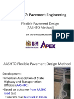 Flexible Pavement Design - Aashto