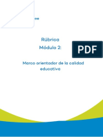 Rúbrica de Evaluación - Módulo 2