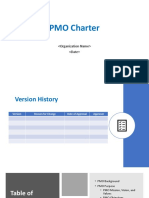 PMO Charter Template With Example