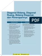 Bab 4 Diagonal Bidang Diagonal Ruang Bidang Diagonal Dan Penerapannya PDF