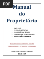 Manual - Maquina Pressurizada 280 Litros Dosadora 1e 1 4 Bico Longo1 4