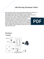 Joystick Controlled Steering Mechanism Vehicle: Block Diagram