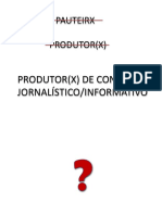 Produtor de Conteúdo