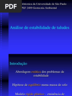 Aula - Análise de Estabilidade de Taludes
