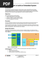 Use Vivado To Build An Embedded System: Figure 1. Completed Design