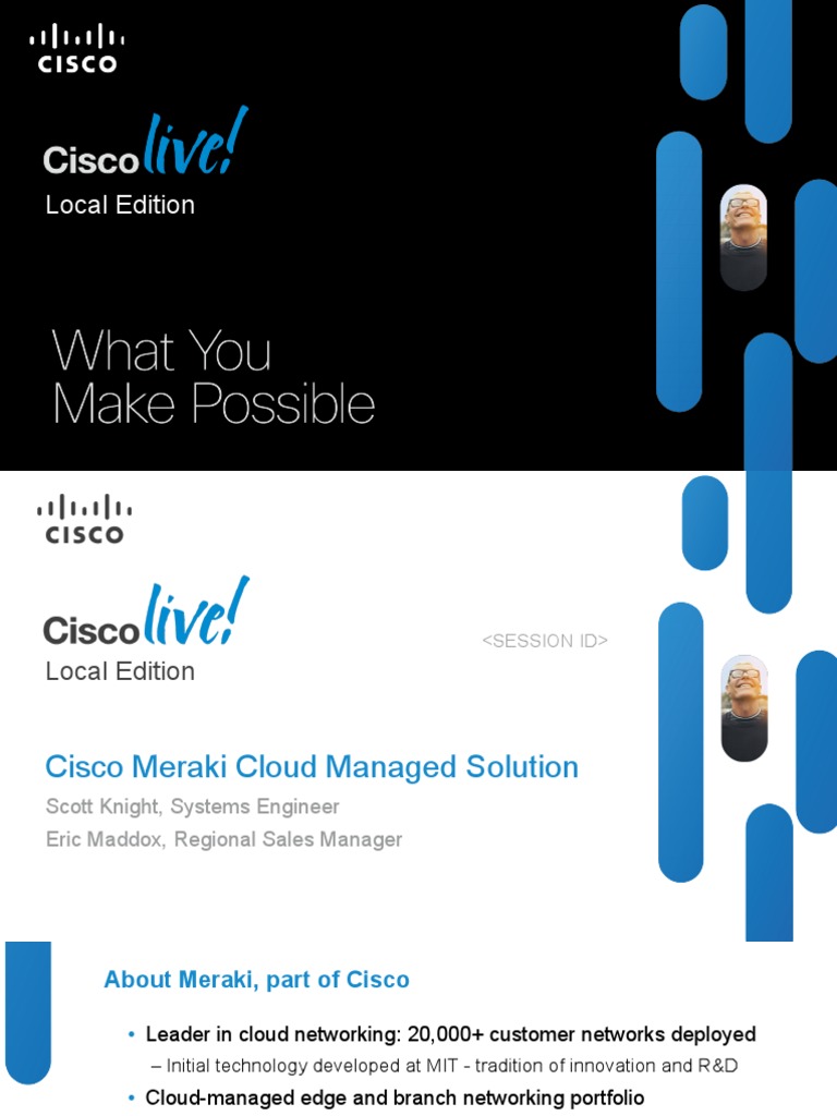 Cisco Meraki Cloud Managed Solution - CLLE PDF | PDF | Cisco Systems ...
