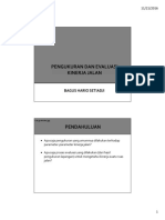 Pengukuran Dan Evaluasi Kinerja Jalan