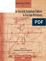 Studies on the Ancient Egyptian Culture