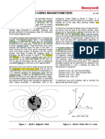 Determine compass headings using magnetometers