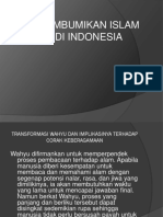 Presentasi Membumikan Islam Indonesia